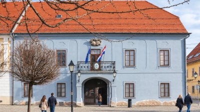 The Museum of Slavonia facade — illustration.